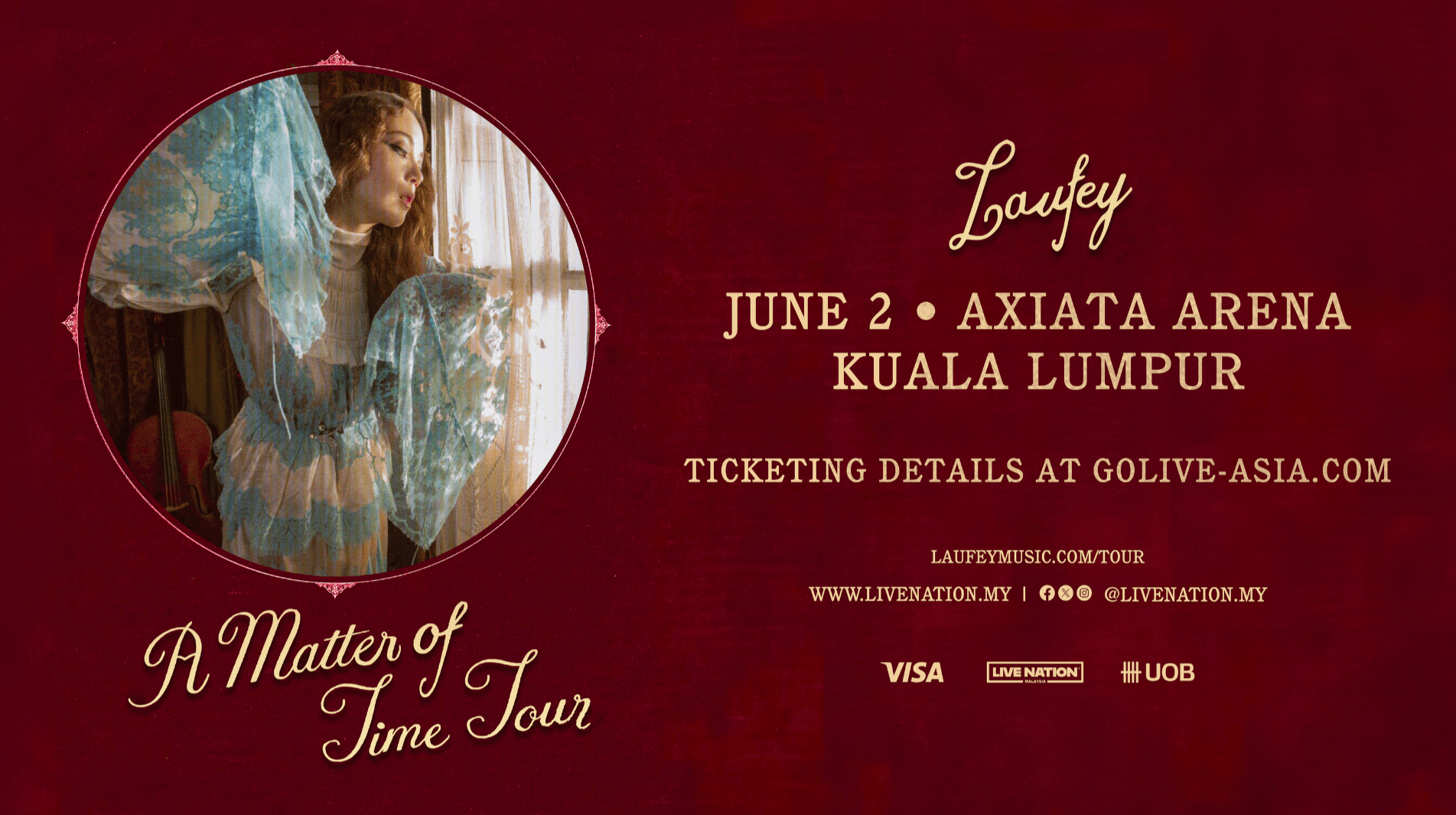Laufey - A Matter of Time Tour in Kuala Lumpur event poster